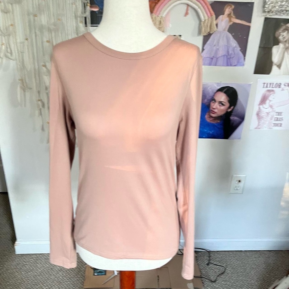 Olivia Rae Blush Long Sleeve Top